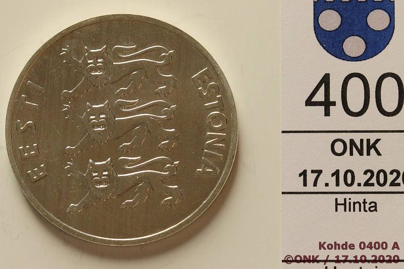 k-0400-a.jpg - Kohde 400 (kuva 1/2), lhthinta: 10 € / myyntihinta: 13 € 100 kr 1992 KM#27 Ag, 24g/925, Prooflike, Monetary Reform, kunto: 9