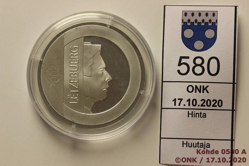 k-0580-a.jpg - Kohde 580 (kuva 1/2), lhthinta: 25 € / myyntihinta: 25 € Luxemburg 25 € 2002 KM#83 Ag, Proof, 22,85g/925. European Court System, php, kaps, kotelo, kunto: 10