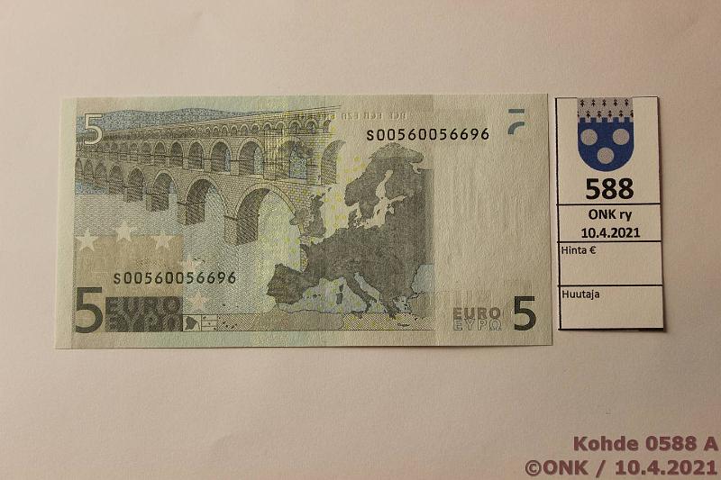 k-0588-a.jpg - Kohde 588, lhthinta: 15 € / myyntihinta: 15 € Italia 1/1/S/J1 S00560056696 Dui J001 G4, kunto: 9