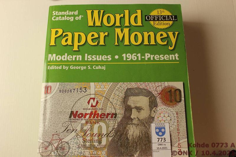 k-0773-a.jpg - Kohde 773 (kuva 1/2), lhthinta: 10 € / myyntihinta: 10 € World Papermoney 2007 Modern issue 1961-2007, 13. painos, kunto: 9