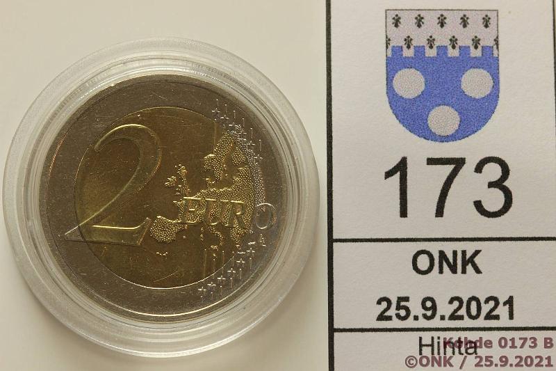 k-0173-b.jpg - Kohde 173 (kuva 2/2), lhthinta: 35 € / myyntihinta: 42 € 2 € 2006 Suomi, vr kartta, kapseli, kunto: 7