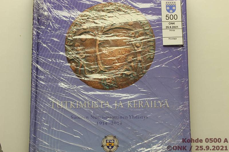 k-0500-a.jpg - Kohde 500, lhthinta: 5 € / myyntihinta: 9 € SNY 2004, -14 Rahojen parissa, SNY 1914-2004, toim. T. Talvio; Tutkimusta ja kerily 1914-2014, toim. P. Jrvi, kunto: 9