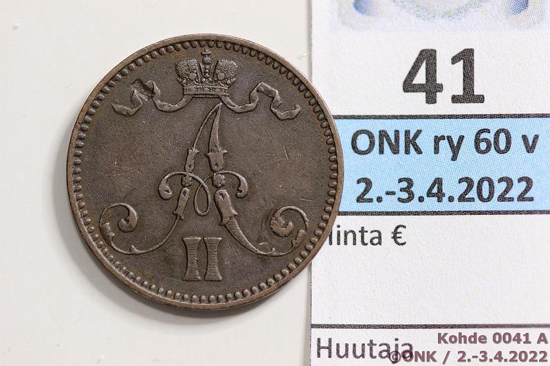 k-0041-a.jpg - Kohde 41 (kuva 1/2), lhthinta: 20 € / myyntihinta: 26 € 5 p 1867 Hyv kansiokappale, kunto: 5/6