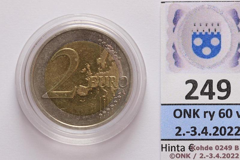 k-0249-b.jpg - Kohde 249 (kuva 2/2), lhthinta: 30 € / myyntihinta: 46 € 2 € 2006 Suomi, vr kartta, kapseli, kunto: 6