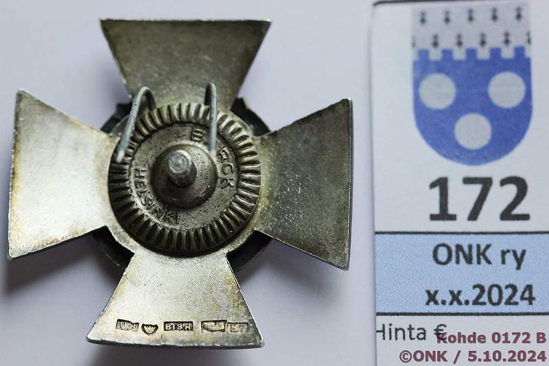 k-0172-b.jpg - Kohde 172 (kuva 2/2), lhthinta: 20 € / myyntihinta: 20 € RUK merkki Ag 813H, B7=1955, kunto: 8