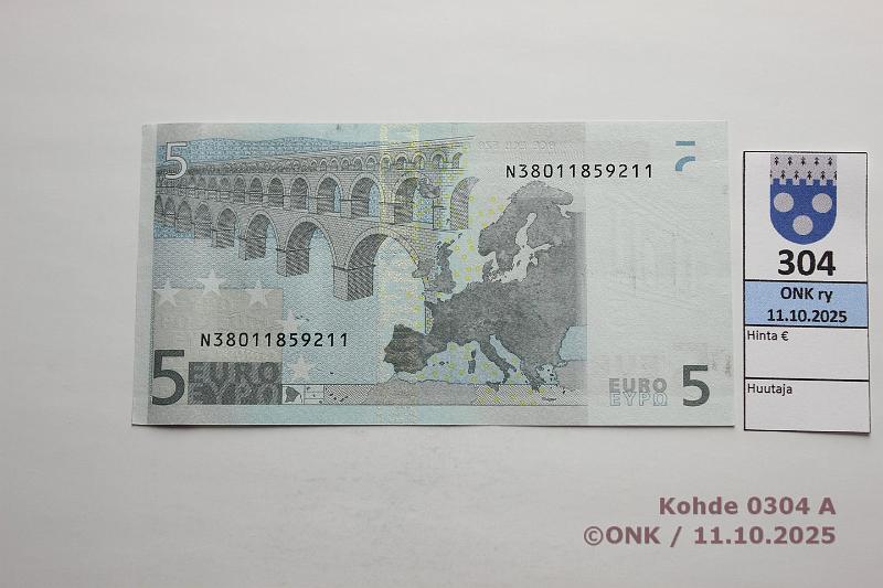 k-0304-a.jpg - Kohde 304, lhthinta: 20 € / ei tarjouksia Itvalta 1/1/N/F1 N38011859211 F001 H3 Dui, pintaeloa, kunto: 9