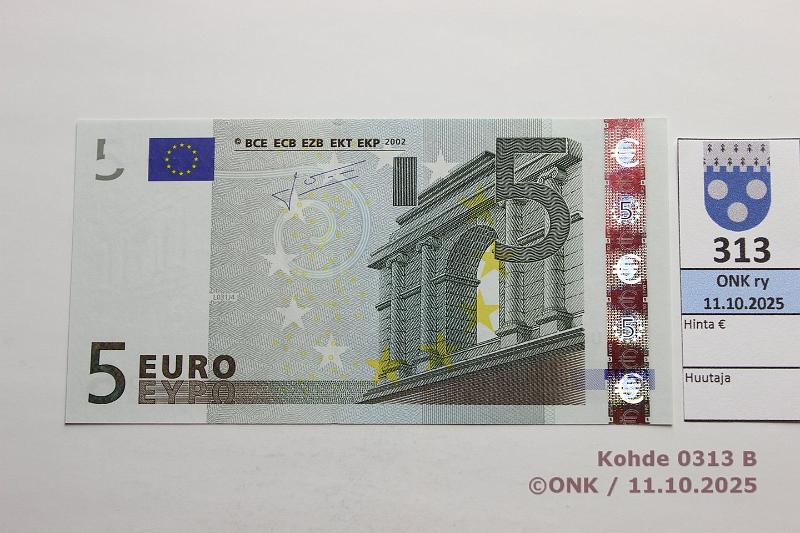 k-0313-b.jpg - Kohde 313 (kuva 2/2), lhthinta: 10 € / ei tarjouksia Ranska 1/2/U/L31 U40765444547 L031 J4 Tri, var B, kunto: 9