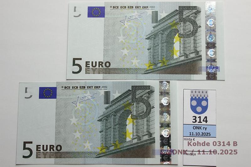 k-0314-b.jpg - Kohde 314 (kuva 2/2), lhthinta: 18 € / ei tarjouksia Espanja (2) 1/2/V/M12 V14964616651 M012 E6 Tri, V14955649636 M012 C3 Tri, var A, kunto: 8, 9