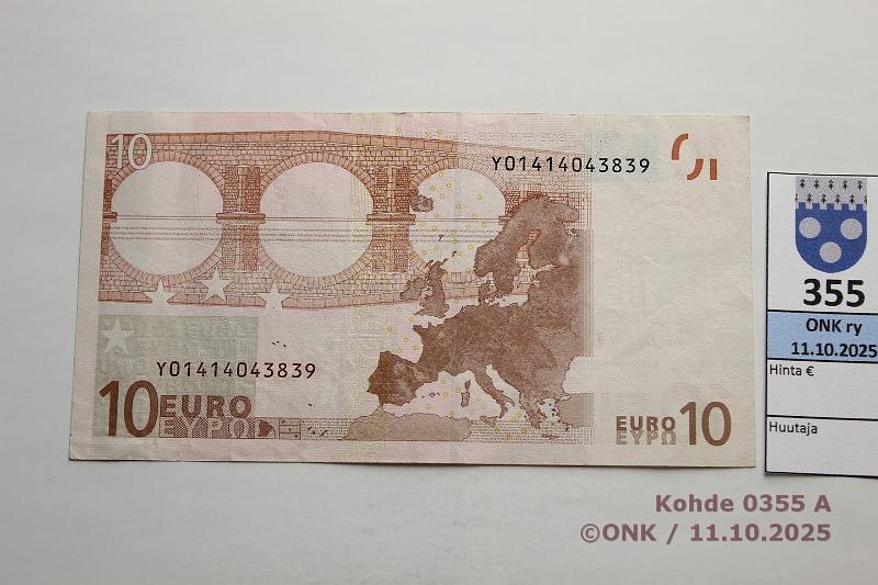 k-0355-a.jpg - Kohde 355, lhthinta: 15 € / ei tarjouksia Kreikka 2/1/Y/F1 Y01414043839 F001 B5 Dui, kunto: 5