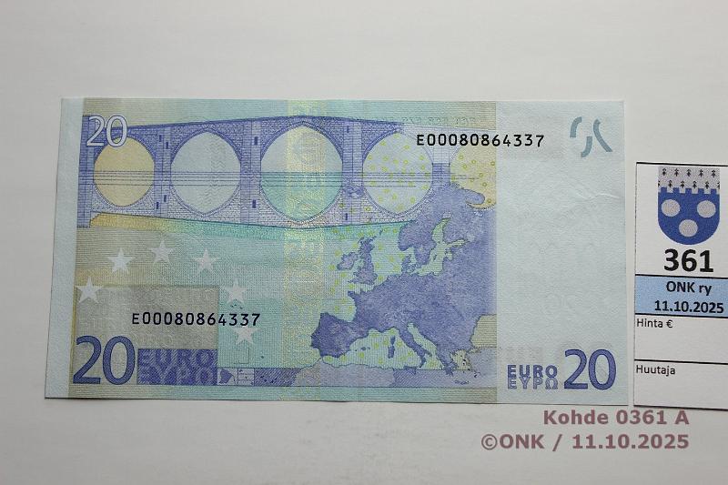 k-0361-a.jpg - Kohde 361, lhthinta: 25 € / ei tarjouksia Slovakia 3/2/E/G12 E00080864337 G012 I1 Tri, kunto: 6
