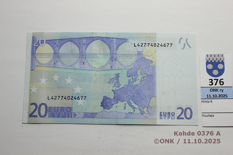 k-0376-a.jpg - Kohde 376, lhthinta: 30 € / myyntihinta: 34 € Suomi 3/3/L/R26 L42774024677 R026 D5 Dra, kunto: 9
