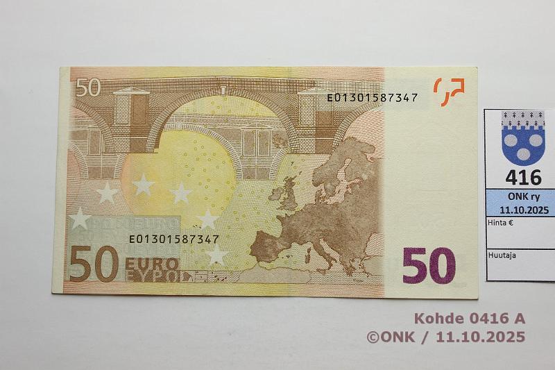 k-0416-a.jpg - Kohde 416, lhthinta: 65 € / ei tarjouksia Slovakia 4/3/E/R52 E01301587347 R052 G2 Dra, matta, kunto: 7