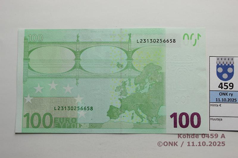 k-0459-a.jpg - Kohde 459 (kuva 1/2), lhthinta: 280 € / ei tarjouksia Suomi 5/2/L/H2 L23130256658 H002 F4 Tri, matta, lainetta, kunto: 7