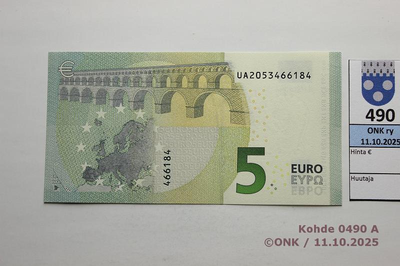 k-0490-a.jpg - Kohde 490, lhthinta: 10 € / ei tarjouksia Ranska 1/3/U3 UA2053466184 U003 C1 Dra, kunto: 9