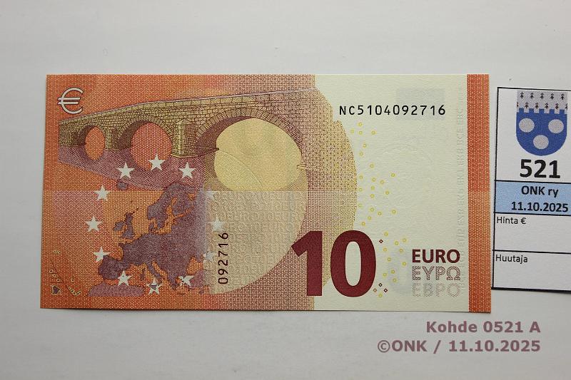 k-0521-a.jpg - Kohde 521, lhthinta: 14 € / ei tarjouksia Itvalta 2/4/N18 NC5104092716 N018 A5 Lag, kunto: 9