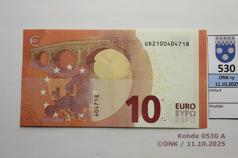 k-0530-a.jpg - Kohde 530, lhthinta: 14 € / ei tarjouksia Ranska 2/3/U4 UD2100404718 U004 F4 Dra, kunto: 9
