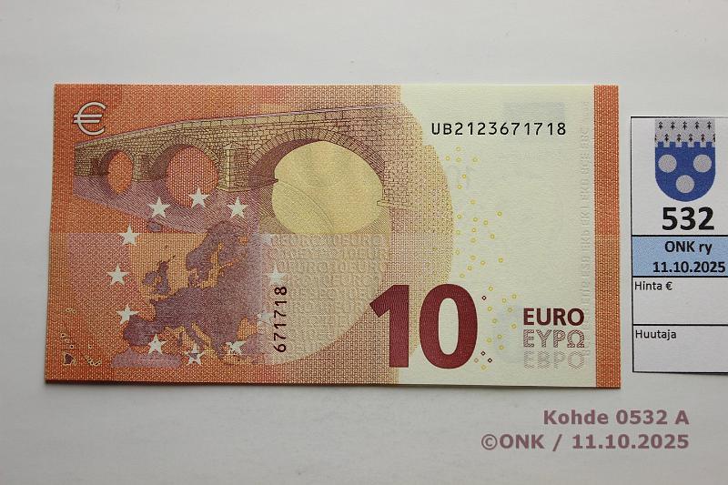 k-0532-a.jpg - Kohde 532, lhthinta: 14 € / ei tarjouksia Ranska 2/3/U5 UB2123671718 U005 D2 Dra, kunto: 9