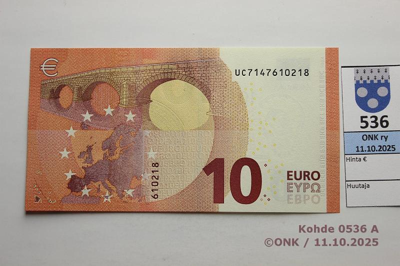k-0536-a.jpg - Kohde 536, lhthinta: 14 € / ei tarjouksia Ranska 2/3/U6 UC7147610218 U006 A4 Dra, kunto: 9