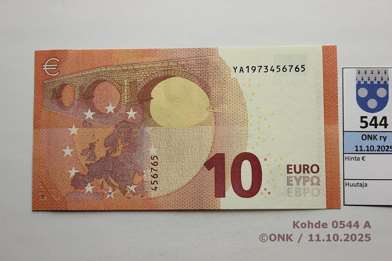 k-0544-a.jpg - Kohde 544, lhthinta: 14 € / ei tarjouksia Kreikka 2/3/Y3 YA1973456765 Y003 E6 Dra, painuma, kunto: 9
