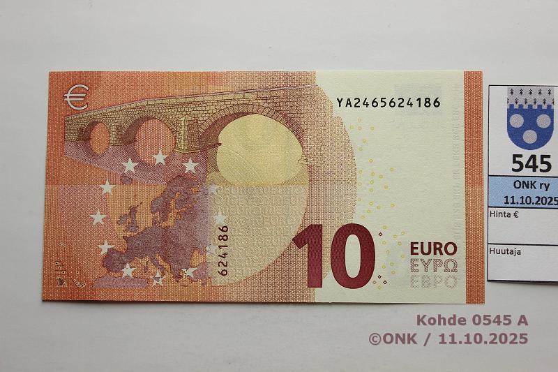k-0545-a.jpg - Kohde 545, lhthinta: 22 € / ei tarjouksia Kreikka 2/3/Y4 YA2465624186 Y004 D1 Dra, painuma, kunto: 9