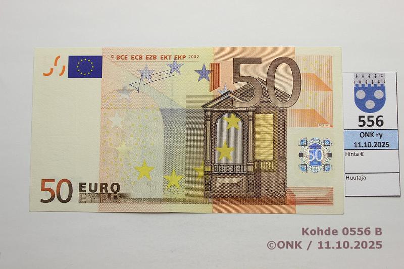 k-0556-b.jpg - Kohde 556 (kuva 2/3), lhthinta: 300 € / ei tarjouksia Italia 50 € 4/2/S/J51 S30121787374 J051 A1 Tri, 100 € turvalanka, kunto: 9