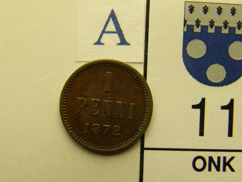 kohde_011_a.jpg - Kohde 11, arvopuoli, lhthinta: 30 € 1 p 1872, kunto: 4.