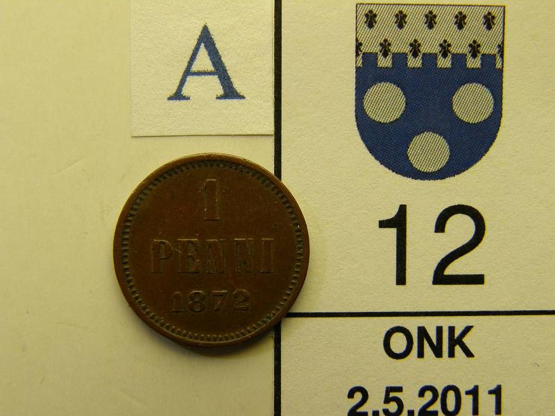 kohde_012_a.jpg - Kohde 12, arvopuoli, lhthinta: 30 € 1 p 1872, kunto: 5.