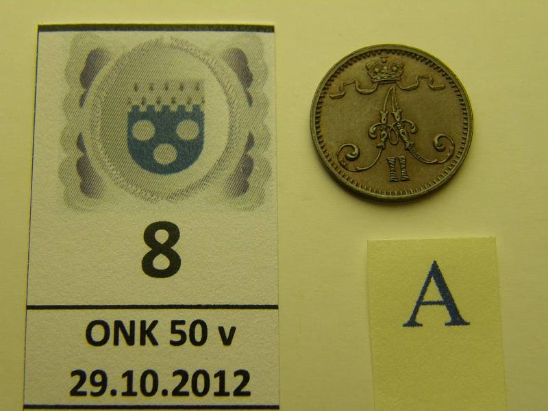 k-0008-a.jpg - Kohde 8 (kuva 1/2), lhthinta: 30 € 1 p 1872 nja, kunto: 7