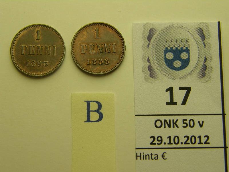 k-0017-b.jpg - Kohde 17 (kuva 2/2), lhthinta: 12 € 1 p 1888, -93, kunto: 8