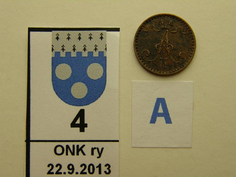 k-0004-a.jpg - Kohde 4 (kuva 1/2), lhthinta: 10 € / myyntihinta: 10 € 1 p 1867 SNY 4.2. eprvja, sypym, kunto: 5/4