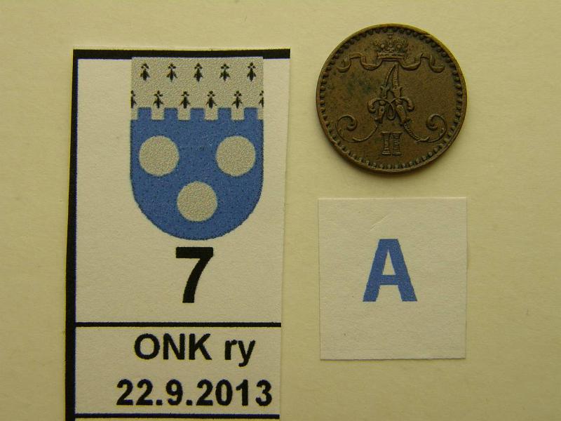 k-0007-a.jpg - Kohde 7 (kuva 1/2), lhthinta: 20 € 1 p 1867 SNY 4.2, Parikka 1.11, eprv, kunto: 6