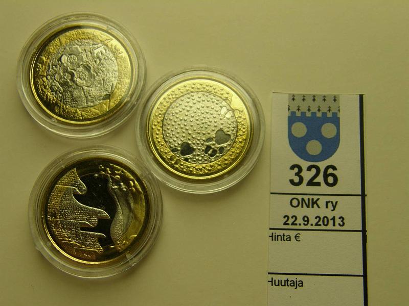 k-0326-a.jpg - Kohde 326, lhthinta: 23 € / myyntihinta: 26 € 5 € 2012 (3) proof, Pohjolan luonto, Elimist, Talvi, Kasvisto, kapselit, kunto: 10