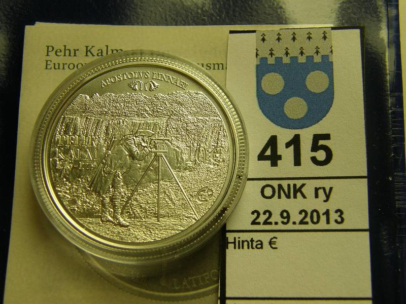 k-0415-a.jpg - Kohde 415, lhthinta: 26 € / myyntihinta: 36 € 10 € 2011 Ag, Kalm, muovikotelo, kapseli, tod, kunto: 10