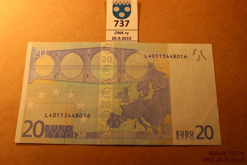 k-0737-a.jpg - Kohde 737, lhthinta: 45 € / myyntihinta: 45 € Suomi 3/3/L/R23 L40113448016 Dra R023 G4, harvinaisempi laatta, kunto: 4