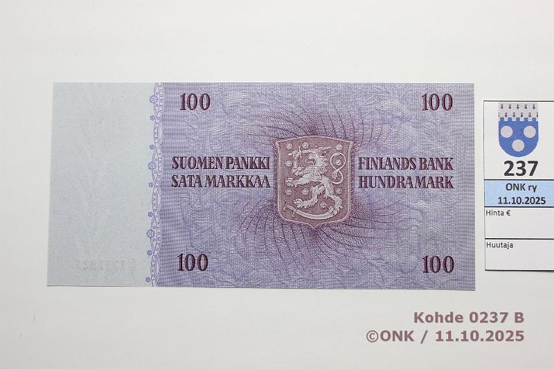 k-0237-b.jpg - Kohde 237 (kuva 2/2), l�ht�hinta: 150 &euro; / ei tarjouksia 100 mk 1963 SNY 183.1.1 C7737825 LEI-Valvanne, kunto: 10