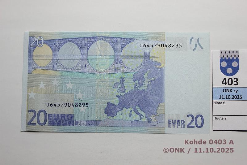 k-0403-a.jpg - Kohde 403, l�ht�hinta: 30 &euro; / myyntihinta: 30 &euro; Ranska 3/2/U/L68 U64579048295 L068 I4 Tri, kunto: 8