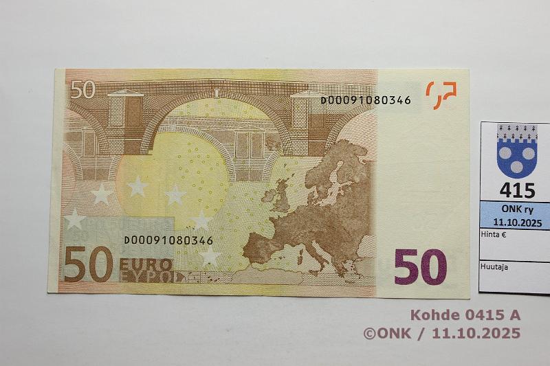 k-0415-a.jpg - Kohde 415 (kuva 1/2), l�ht�hinta: 65 &euro; / ei tarjouksia Viro 4/3/D/R51 D00091080346 R051 B2 Dra, matta, kunto: 6