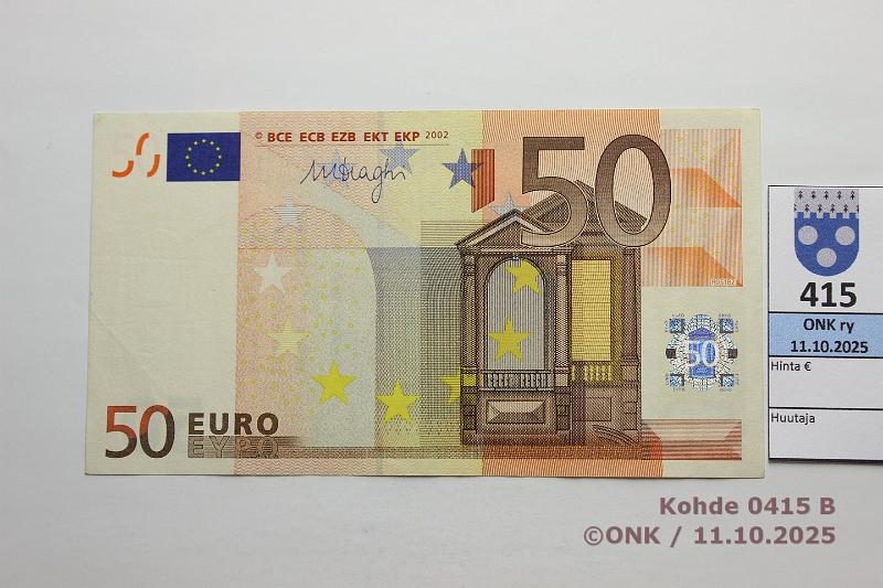 k-0415-b.jpg - Kohde 415 (kuva 2/2), l�ht�hinta: 65 &euro; / ei tarjouksia Viro 4/3/D/R51 D00091080346 R051 B2 Dra, matta, kunto: 6