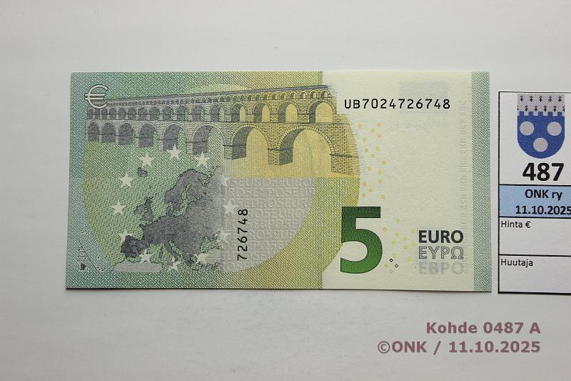 k-0487-a.jpg - Kohde 487, l�ht�hinta: 10 &euro; / myyntihinta: 10 &euro; Ranska 1/3/U2 UB7024726748 U002 H2 Dra, kunto: 9