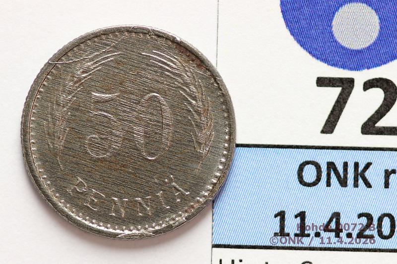 k-0072-b.jpg - Kohde 72 (kuva 2/2), l�ht�hinta: 5 &euro; / ei tarjouksia 50 p 1947 Eritt�in kaunis!, kunto: 9/8