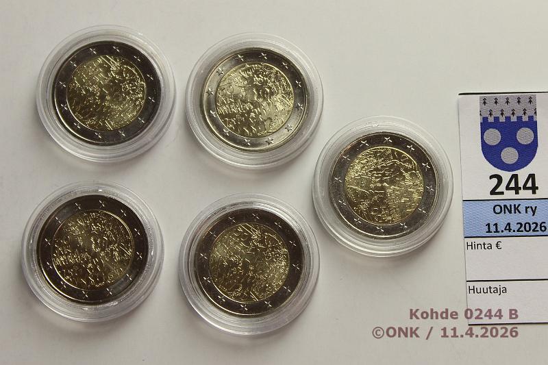 k-0244-b.jpg - Kohde 244 (kuva 2/2), l�ht�hinta: 15 &euro; / myyntihinta: 17 &euro; Saksa 2019A, D, F, G + J Berlin Wall, kaps, kunto: 9