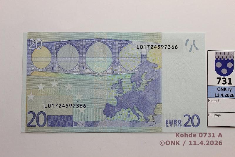 k-0731-a.jpg - Kohde 731 (kuva 1/2), l�ht�hinta: 35 &euro; / myyntihinta: 46 &euro; Suomi 3/1/L/D1 L 017 24597366 Dui D001 A4, kunto: 9