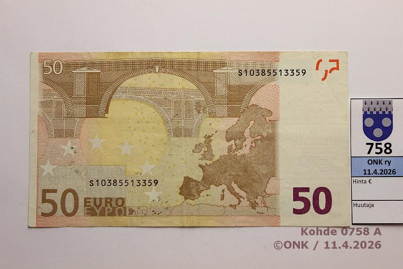 k-0758-a.jpg - Kohde 758 (kuva 1/2), l�ht�hinta: 55 &euro; / myyntihinta: 55 &euro; Italia 4/2/S/J17 S10385513359 Tri J017 C3, tahra, kunto: 4