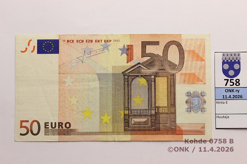 k-0758-b.jpg - Kohde 758 (kuva 2/2), l�ht�hinta: 55 &euro; / myyntihinta: 55 &euro; Italia 4/2/S/J17 S10385513359 Tri J017 C3, tahra, kunto: 4