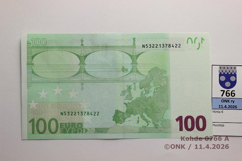 k-0766-a.jpg - Kohde 766 (kuva 1/2), l�ht�hinta: 120 &euro; / ei tarjouksia It�valta 5/3/N/F12 N53221378422 Dra F012 C5, painuma, kunto: 9