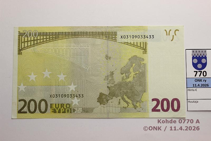 k-0770-a.jpg - Kohde 770 (kuva 1/2), l�ht�hinta: 230 &euro; / ei tarjouksia Saksa 6/2/X/E1 X03109033433 Tri E001 E4, painumia, ei taitteita, kunto: 9