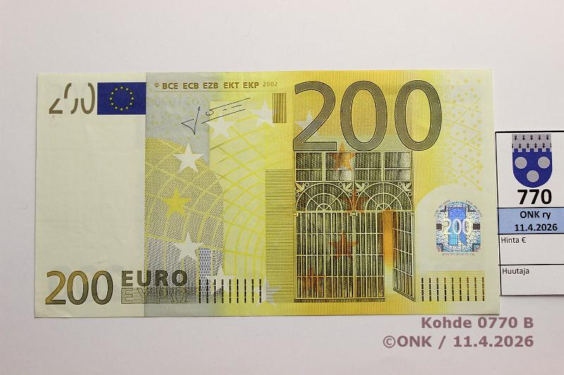 k-0770-b.jpg - Kohde 770 (kuva 2/2), l�ht�hinta: 230 &euro; / ei tarjouksia Saksa 6/2/X/E1 X03109033433 Tri E001 E4, painumia, ei taitteita, kunto: 9