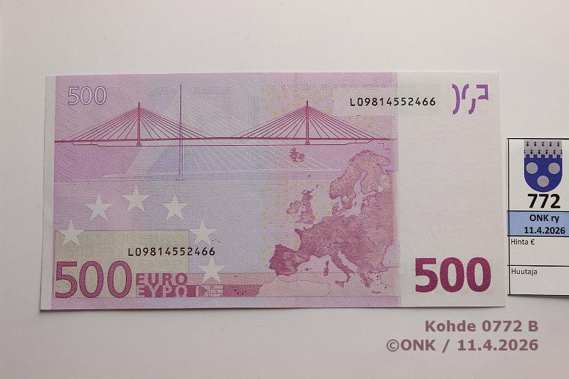 k-0772-b.jpg - Kohde 772 (kuva 2/2), l�ht�hinta: 650 &euro; / myyntihinta: 670 &euro; Suomi 7/1/L/D1 L 098 14552466 Dui D001 B3, kunto: 9