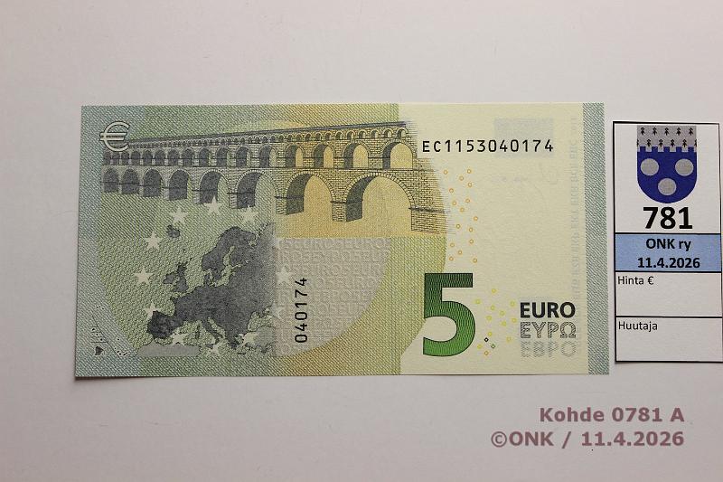 k-0781-a.jpg - Kohde 781, l�ht�hinta: 8 &euro; / ei tarjouksia Ranska 1/4/E1 EC1153040174 Lag E001 C2, kunto: 9