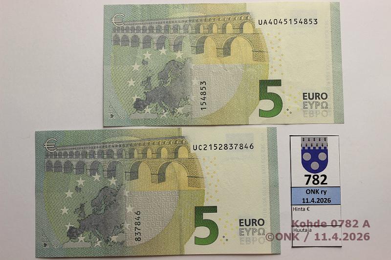 k-0782-a.jpg - Kohde 782 (kuva 1/2), l�ht�hinta: 12 &euro; / ei tarjouksia Ranska 1/3/U3 ja U6 UA4045154853 Dra U003 E1, UC2152837846 Dra U006 C3 (kulmataite), kunto: 5, 9